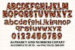 Basketball sport alphabet clipart, basketball letters doodle Product Image 2