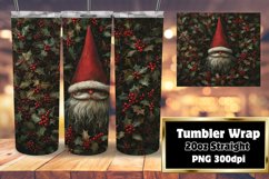 Garden Gnome Sublimation,Tumbler Wrap 20oz Product Image 1