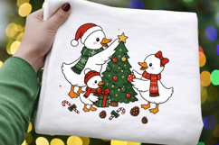 Christmas Ducks PNG Clipart, Decorating Christmas Tree Product Image 5