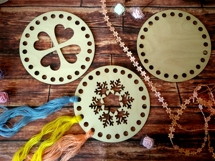 Basket base embroidery floss organizer 6 inch digital file Product Image 2