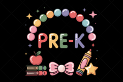 Bracelets Back to School PNG, Pre-K PNG Product Image 2