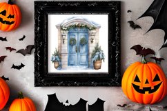 Blue Christmas Watercolor Clipart Sublimation Product Image 2