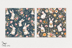 Easter bunny digital paper Product Image 2
