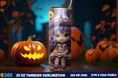 Halloween Tumbler Sublimation Wraps, Tumbler Halloween Product Image 2