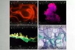 Color smoke | 21 Skinny Tumbler Sublimation designs, JPG Product Image 2