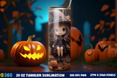 Halloween Tumbler Sublimation Wraps, Tumbler Halloween Product Image 2