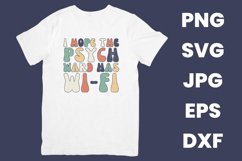 Retro I Hope The Psych Ward Has Wifi Funny SVG Product Image 2