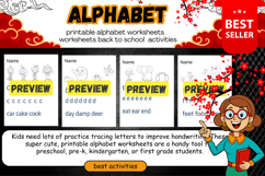 printable alphabet worksheets Printable Activities for kids Product Image 2