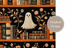 Embroidery Halloween Tumbler, Funny Ghosts Tumbler Wrap Product Image 2