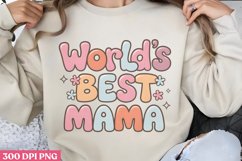 World's best mama PNG, Mom Mama Mother Day PNG Product Image 1