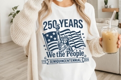 We The People Svg, USA 250th Anniversary Svg, Patriotic Svg. Product Image 3
