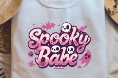 Pastel Pink Halloween Sublimation PNG Product Image 2