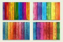 Rainbow Wooden Cutting Boards sublimation Design Product Image 2