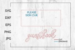 Guestbook | Wedding sign Laser cut Engrave Product Image 2