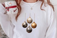 Antique Christmas Ornament Clipart, Christmas Clipart Product Image 2