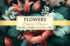 background with flowers, Petal Pattern Product Image 2