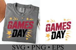 Games Day Svg | Sport Svg | Shirt Svg Product Image 3