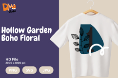 Hollow Garden Boho Floral Monogram Product Image 1