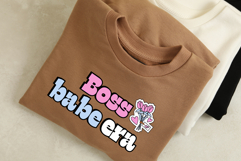 Aesthetic Boss Babe Era SVG, PNG, Canva Template - Retro Y2K Product Image 2