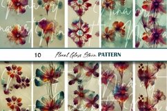 Broken Floral Glass Stains Seamless Digital Paper Volume 2 Product Image 2