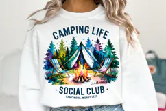Camping Life svg Design | Svg Cut Files | Shirt Svg Product Image 1