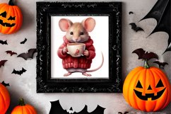 Christmas Animals Coffee Sublimation Clipart, Christmas PNG Product Image 2