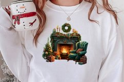 Christmas Reading Sublimation, Christmas Clipart Product Image 2