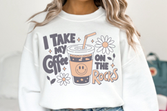I take my Coffee on the rocks Svg | Svg Cut File | Shirt Svg Product Image 1