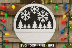 Christmas SVG Laser Cut Sign File Product Image 1