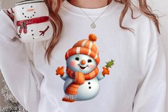 Funny Snowman Sublimation Clipart, Christmas PNG Product Image 2