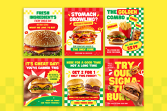 Modern Retro Fast Food - Instagram Post Product Image 2