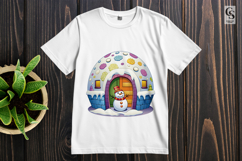 Cute Igloo Houses Clipart Sublimation PNG Product Image 2