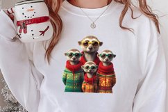 Christmas Family Animals Clipart, Christmas Family Product Image 2