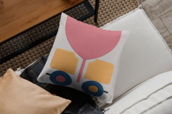 Colorful Geometric Flower Abstract Embroidery Design Product Image 2