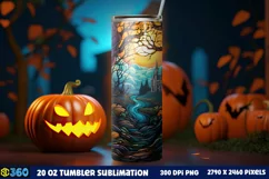 Halloween Tumbler Sublimation Wraps, Tumbler Halloween Product Image 2