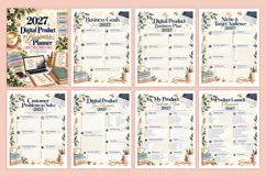 2027 Digital Product Business Planner kdp interiors Product Image 2