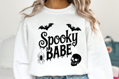 Spooky Babe Svg | Halloween Svg | Shirt Svg Product Image 1