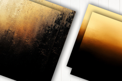 Gold Gradient Texture Digital Paper Product Image 2