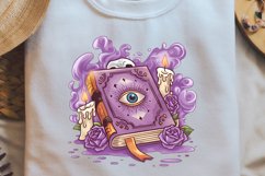 Pastel Pink Halloween Sublimation PNG Product Image 2