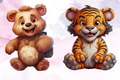Baby Animals Clipart Bundle, Baby Animals Sublimation Bundle Product Image 3