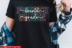 Fourth Grade Svg Teacher Shirt Png Fourt Product Image 2