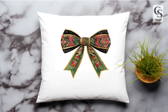 Tribal Pattern Bow Clipart Sublimation PNG Product Image 3
