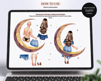 To The Moon and Back Clipart Portrait Creator Product Image 2