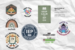 Special Education Teacher Humor PNG Bundle | SPED Quotes Product Image 2