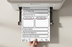 A4 document printing mockup Product Image 3