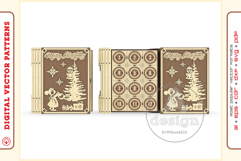 Advent calendar v49 - laser cut file - Glowforge ready file Product Image 2