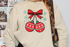 Christmas Ornament Balls Sublimation, Christmas Png Product Image 2