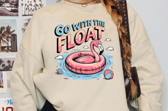 Go With The Float Sublimation, Summer Vibes Png Product Image 2