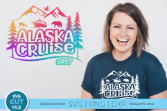 2027 Alaska Cruise svg - Alaska Family vacation or Trip Product Image 1