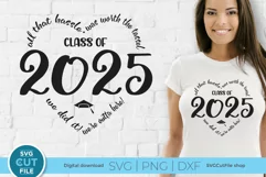 2025 Graduation svg, a Class of 2025 seniors svg for Cricut Product Image 1